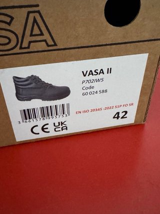 Zapatos de seguridad VASA negros
