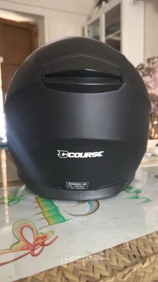 Casco de moto COURSE negro