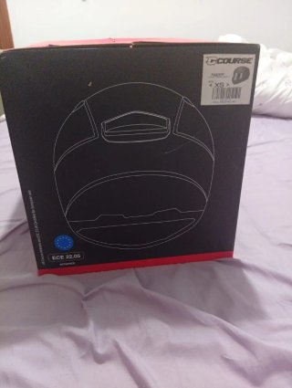 Casco de moto COURSE negro