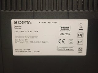 Televisor Sony Negro para arreglr o despiece