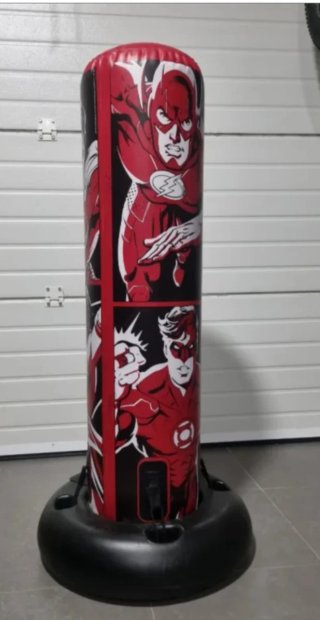 Saco boxeo hinchable Decathlon Superhéroes