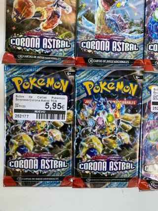 Sobres Pokémon Corona Astral