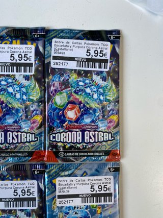 Sobres Pokémon Corona Astral