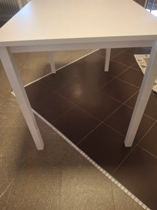 Tavolo da cucina bianco in legno