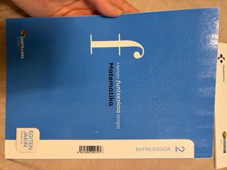 Libro Matematika Santillana, 2 Batxilergoa