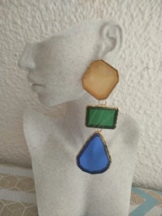 Pendientes largos geométricos
