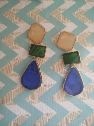 Pendientes largos geométricos