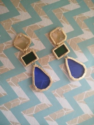 Pendientes largos geométricos