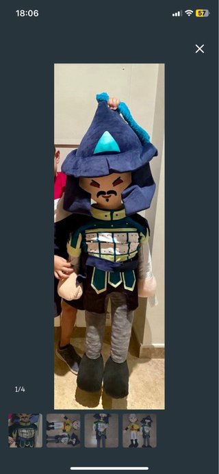 Peluche Playmobil Gigante Caballero y Pirata