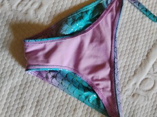Costume mare bambina 5/6 anni sirena