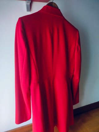 Blazer Zara Basic L Roja