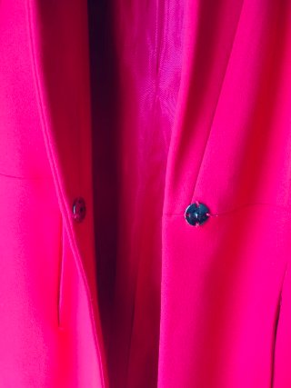 Blazer Zara Basic L Roja
