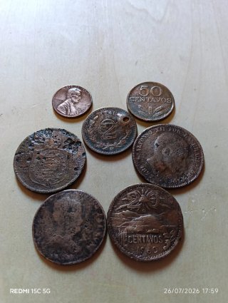 Colección monedas internacionales antiguas