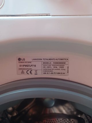Lavadora LG 6.5kg Direct Drive