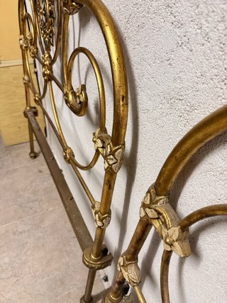 Cabeceros Hierro Fundido Dorados Antiguos