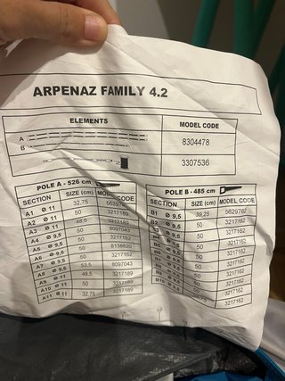 Tienda de campaña Quechua Arpenaz 4.2
