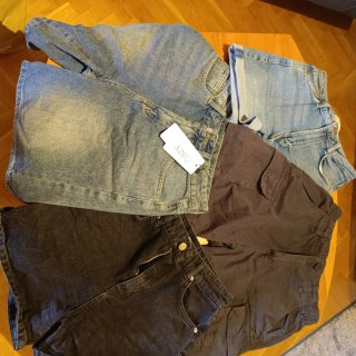 Pantalones cortos vaqueros mujer