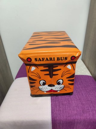 Baúl banco infantil animales