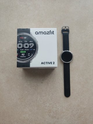 Amazfit Active 2 Smartwatch Negro/Plata