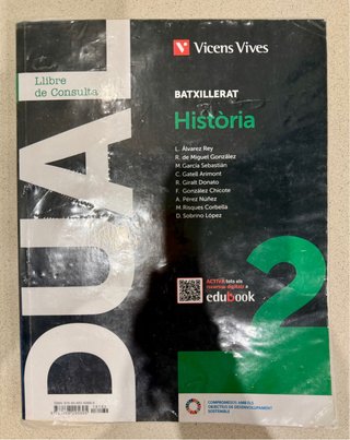 Libro Historia de 2 de Bachillerato