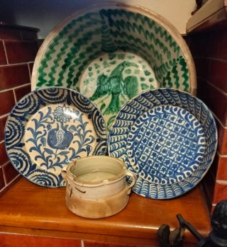 Platos y cuenco Fajalauza