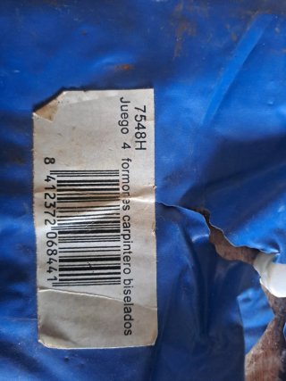 Formones Carpintero Mango Madera, 4 unidades