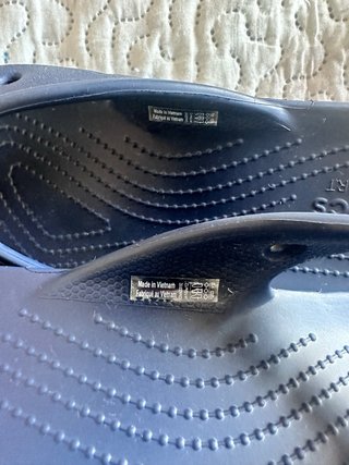 Sandalias Crocs Azul Marino Talla W12 (43-44)