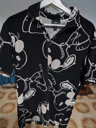 Polo H&M Snoopy Talla M