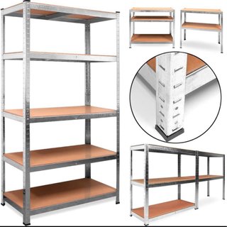 Estantería metálica galvanizada 5 baldas