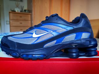 Nike Shox Ride 2 Talla 45 Negro/Azul Real - Nuevas