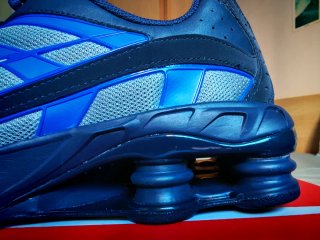 Nike Shox Ride 2 Talla 45 Negro/Azul Real - Nuevas
