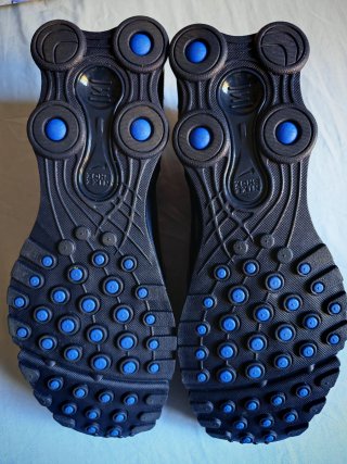 Nike Shox Ride 2 Talla 45 Negro/Azul Real - Nuevas