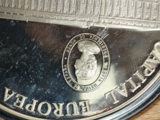 Moneda 25 ECU Plata 5 Onzas Troy 1992