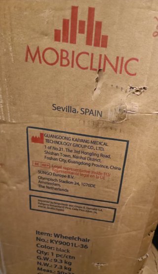 Silla de ruedas Mobiclinic es nueva a estrenar