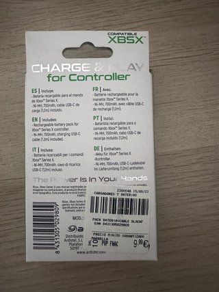 Batería Carga y Juega Mando Xbox Series X|S