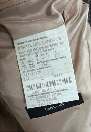 Chaqueta Hugo Boss Hombre Marrón Talla XL