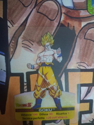 Lotto 3 Carte Dragon Ball Lamincards Edibas