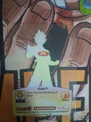 Lotto 3 Carte Dragon Ball Lamincards Edibas
