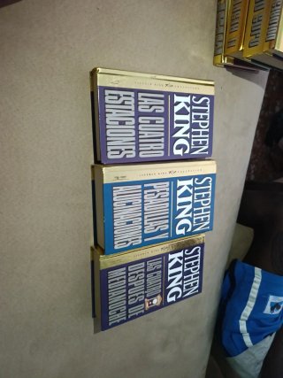 Lote de tres libros de Stephen King