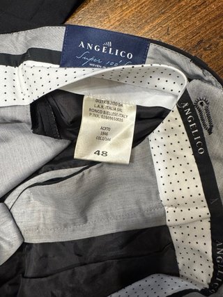 Pantaloni lana Angelico uomo taglia 48