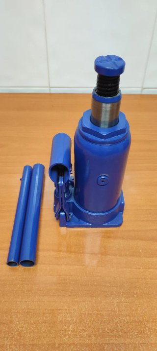 Gato Hidráulico Botella 5T Azul
