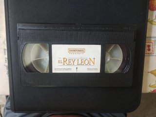 VHS El Rey León (Español)