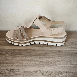 Sandalias Gabor Talla 43 Oro/Rosa