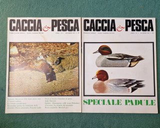 N.25 Riviste mensili "Caccia & Pesca "