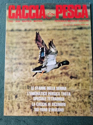 N.25 Riviste mensili "Caccia & Pesca "