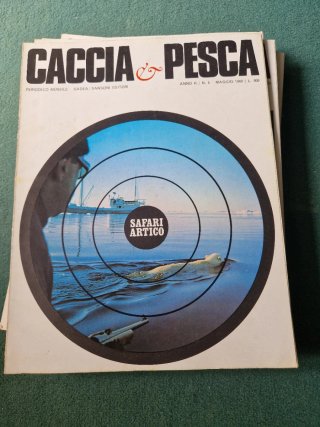 N.25 Riviste mensili "Caccia & Pesca "