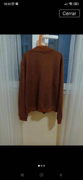 Chaqueta SHEIN ante marrón entretiempo Talla M