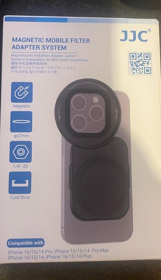 Adaptador JJC Magnético para Filtros Móviles iPhon