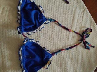 Reggiseno costume mare bambina 10/12 anni