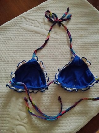 Reggiseno costume mare bambina 10/12 anni
